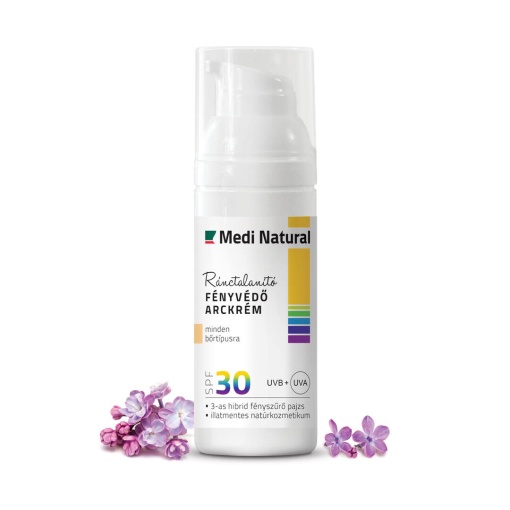 Medinatural spf30 ránctalanító fényvédő arckrém 50 ml