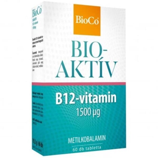 Bioco bioaktív b12-vitamin 1500µg tabletta 60 db