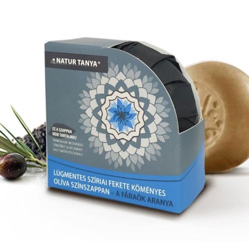 Natur Tanya Lúgmentes Színszappan Fekete kömény olajjal 100 g