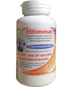 Elitimmun quercefit kvercetin, c-vitamin, cink, szelén, d3-vitamin és réz tartalmú étrend-kiegészítő kapszula 60 db