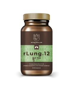 Myrobalan rlung.12 tüdőerősítő és tüdőtisztító gyógynövény-komplexx vegán kapszula 60 db