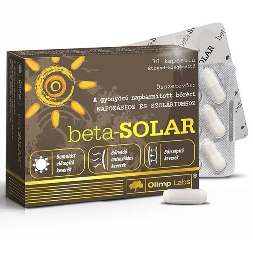 Olimp Labs beta solar barna bőr támogató kapszula 30 db