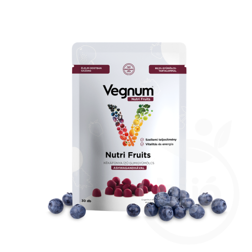 Vegnum nutrifruits ashwagandha áfonya 30 db