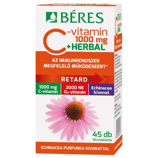 Béres c retard 1000mg+herbal filmtabletta 45 db