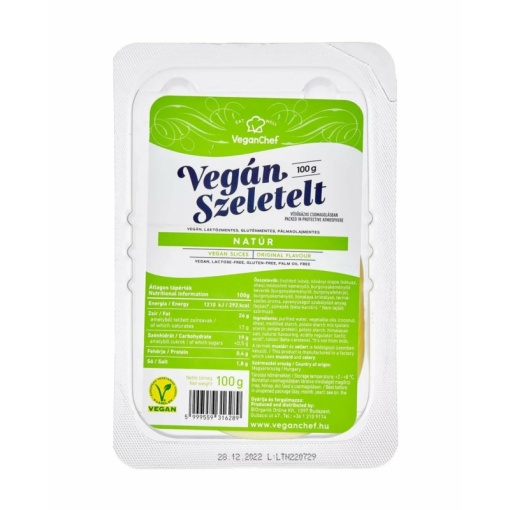 Veganchef vegán szeletelt natúr 100 g