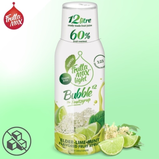 FruttaMax bubble12 bodza-lime-menta light 500 ml