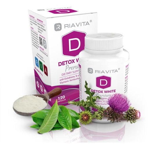 Riavita Detox White Premium 120 kapszula