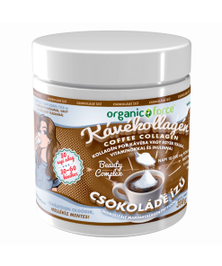 Organic Force CSOKOLÁDÉ ízű Coffee Collagen – Kávékollagén, Kollagén por kávéba vagy egyéb italba vitaminokkal 318 g
