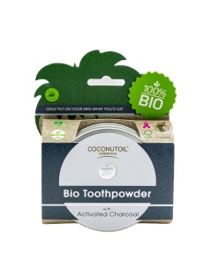 Coconutoil Bio Aktív Szenes Fogpor 40 ml