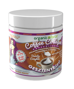 Organic Force GESZTENYE ízű Coffee Collagen – Kávékollagén, Kollagén por kávéba vagy egyéb italba vitaminokkal 318 g
