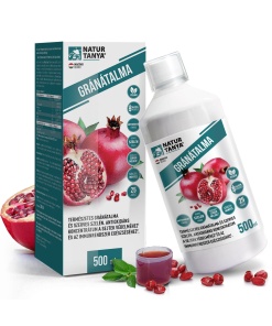 Natur Tanya 100%-os Gránátalma magolaj és húslé, szerves szelénnel - Antioxidáns koncentrátum 500 ml