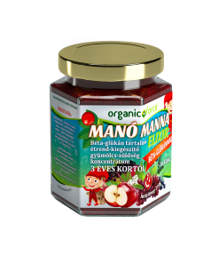 Organic Force Manó Manna Elixír, 3 éves kortól, gyümölcs-zöldség szuperkoncentrátum béta-glükánnal, 210 g