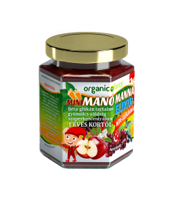 Organic Force MINI Manó Manna Elixír, 1-3 éves korig, gyümölcs-zöldség szuperkoncentrátum béta-glükánnal, 210 g