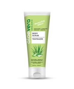 Aloe vera organic bőrmegújító testradír 250 ml