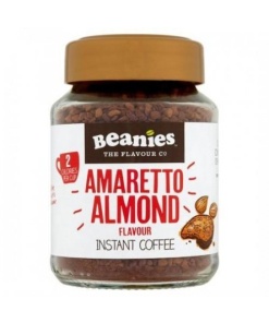 Beanies amaretto-mandula ízű koffeinmentes instant kávé 50 g