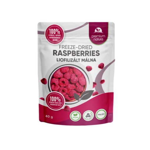 Premium Natura liofilizált málna 40 g